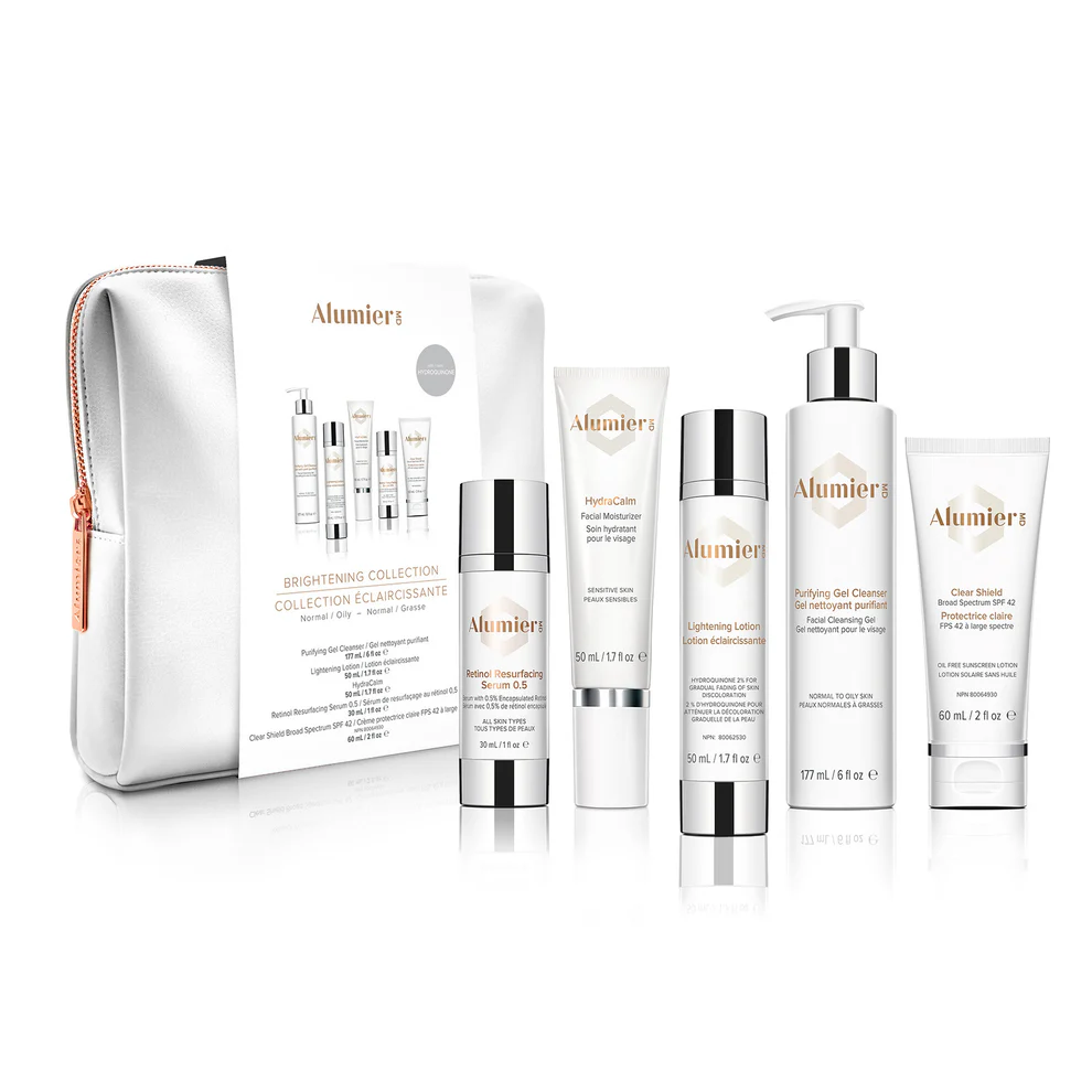 Skin care collection brightening normal oily with hq nhp