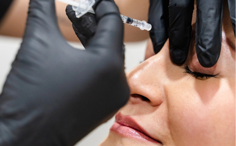 Woman doing prf rejuvenation