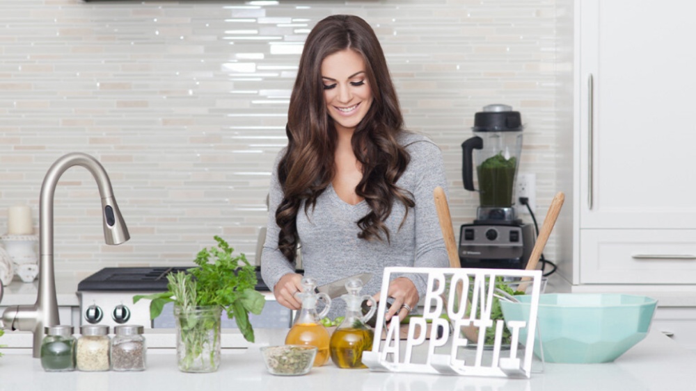 Woman cooking